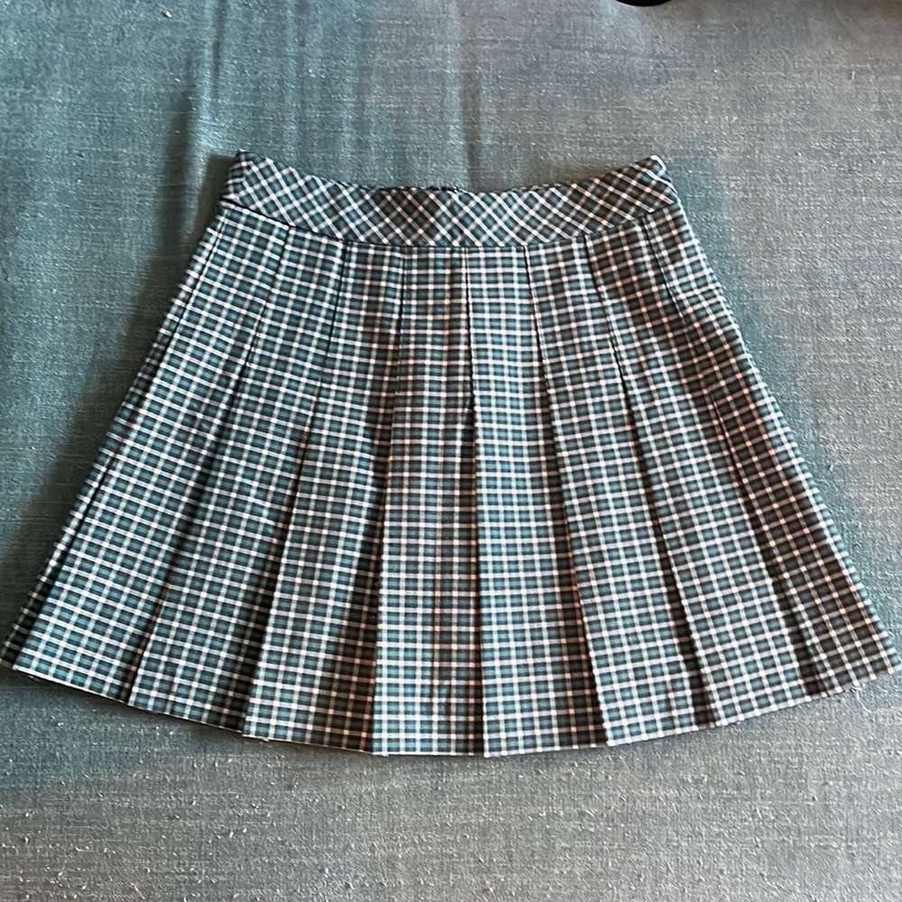 Sunday Best pleated mini skirt.